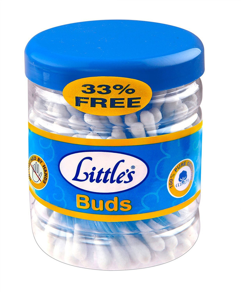 Little s 100 Pc 2 Sided Ear Buds Swab Sticks For Cleaning