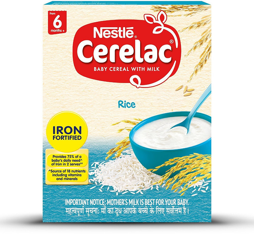 Iron fortified rice cereal shop for babies