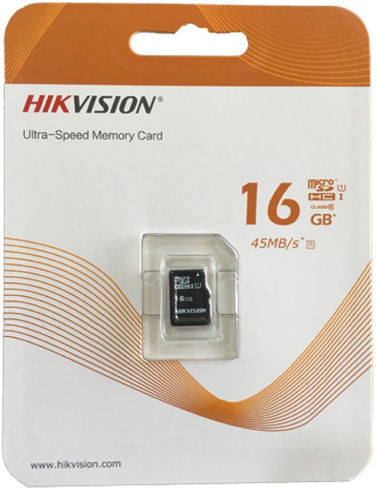 Carte Mémoire Micro Sd Hikvision 16Go Class10 Hs-Tf-C1-16G