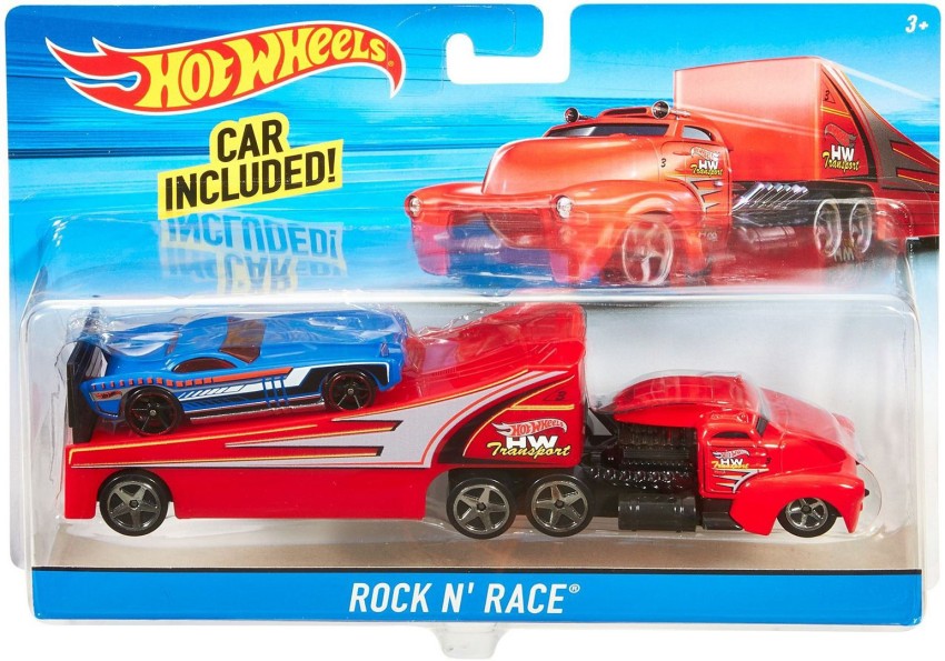 Hot Wheels Rock N' Race Vehicle and Detachable Trailer #BDW62 746775307509  
