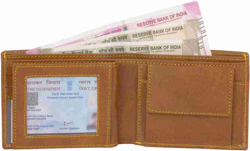 India Money Purse Men Multicolor Genuine Leather Wallet Designer