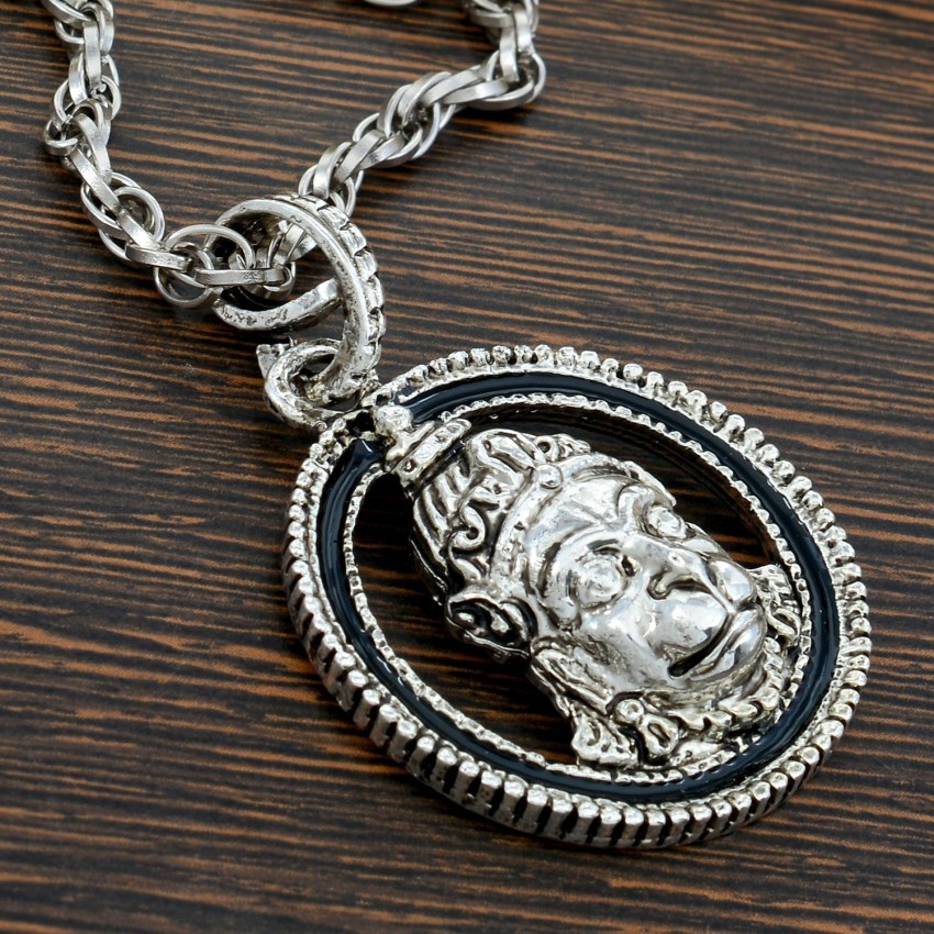 Silver bajrangbali sale locket