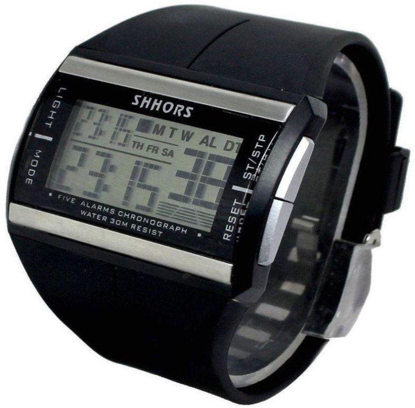 Buy SHHORS Digital Watch For Boys DIGITAL BLACK SHORE Online at Best Prices in India Flipkart