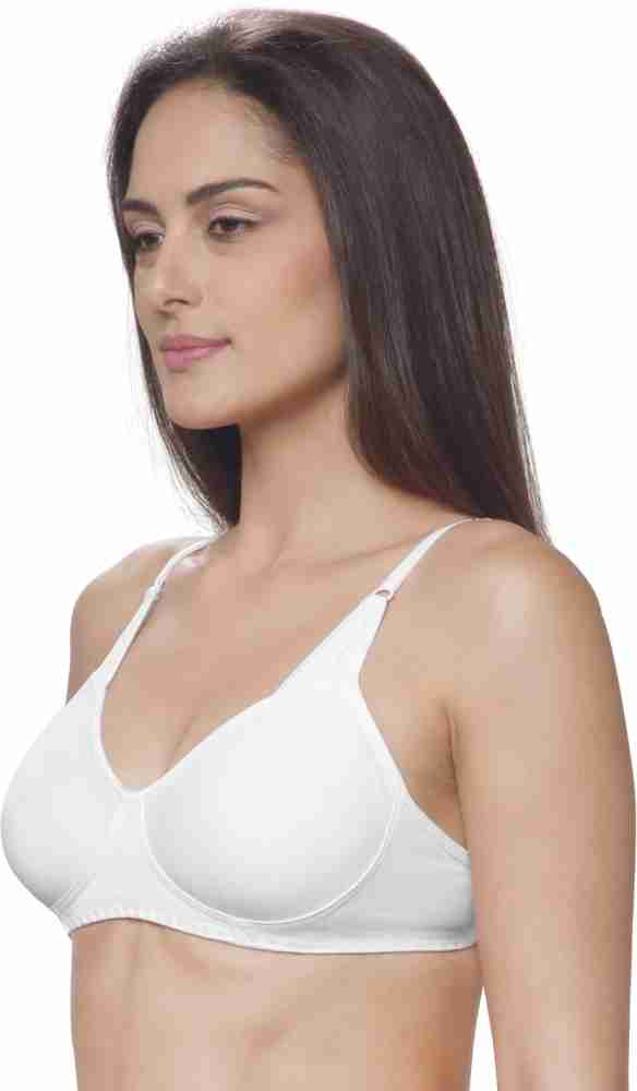 Buy Lovable Women's Cotton Full Coverage Seamless Non-Padded Full Support  Wire-Free T-Shirt Bra (White_Size-42B) Online at Best Prices in India -  JioMart.