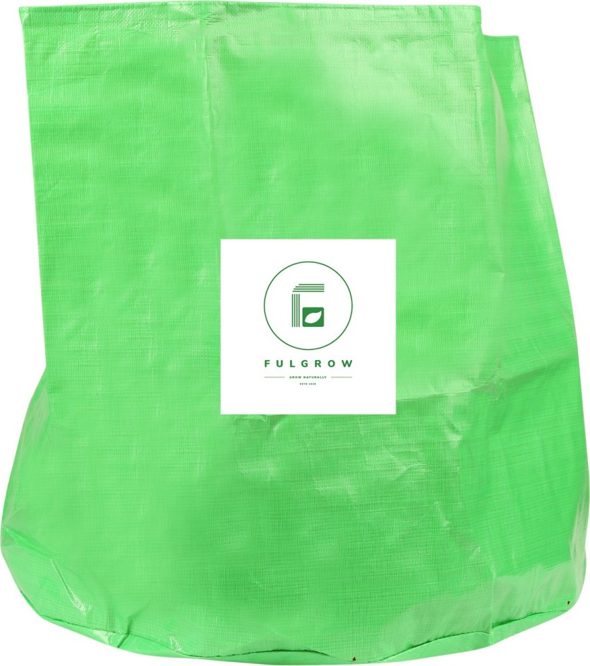 YUVAGREEN HDPE UV Treated Round Green Grow Bag (9x9) for Flowers