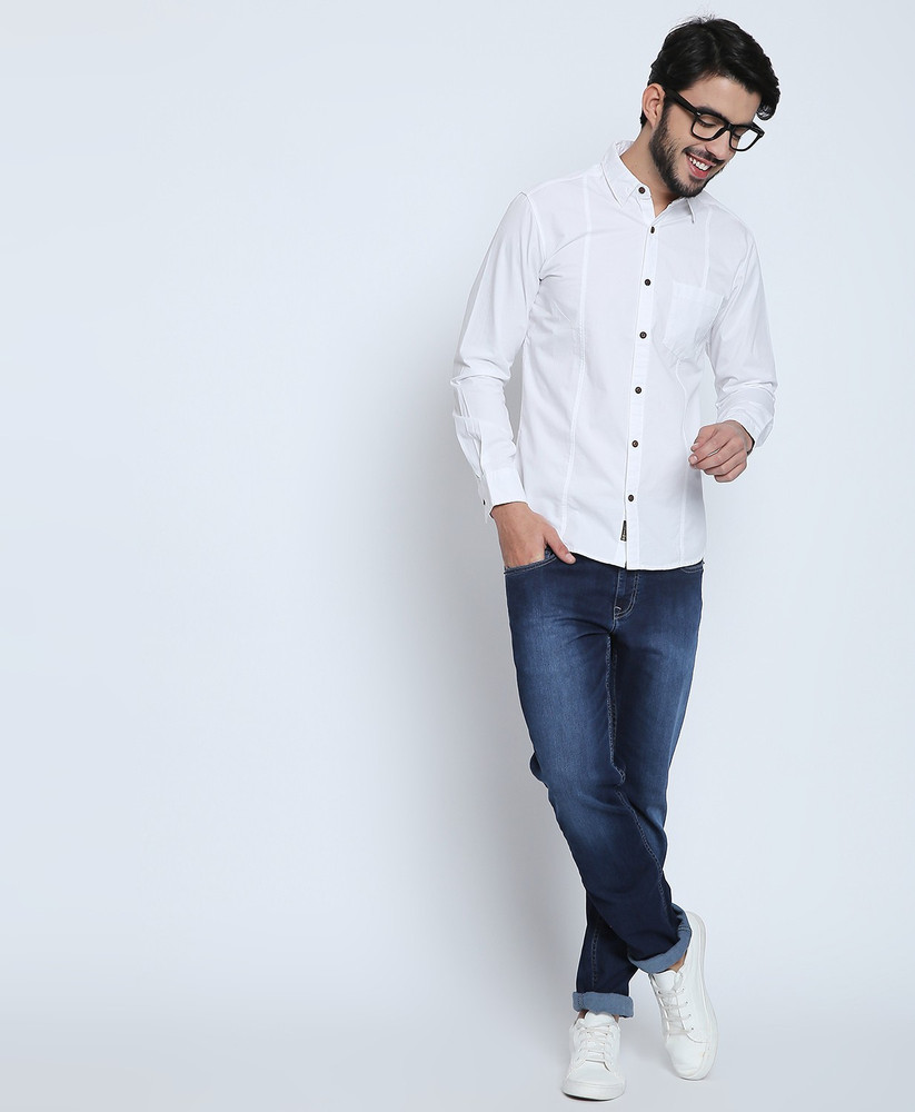 BUFFALO by FBB Men Solid Formal White Shirt Buy BUFFALO by FBB Men Solid Formal White Shirt Online at Best Prices in India Flipkart
