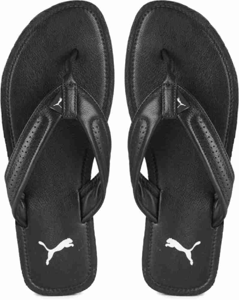 PUMA Men Black Synthetic Leather Casual Flip Flop Slippers Buy PUMA Men Black Synthetic Leather Casual Flip Flop Slippers Online at Best Price Shop Online for Footwears in India Flipkart