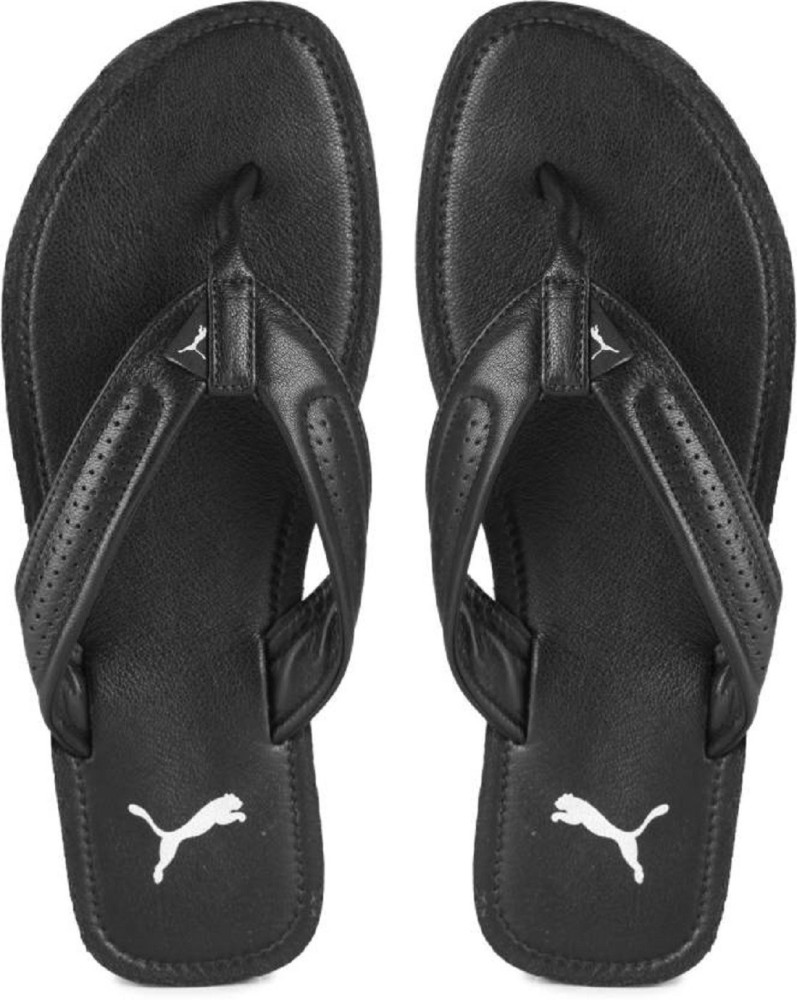 PUMA Men Black Synthetic Leather Casual Flip Flop Slippers Buy PUMA Men Black Synthetic Leather Casual Flip Flop Slippers Online at Best Price Shop Online for Footwears in India Flipkart