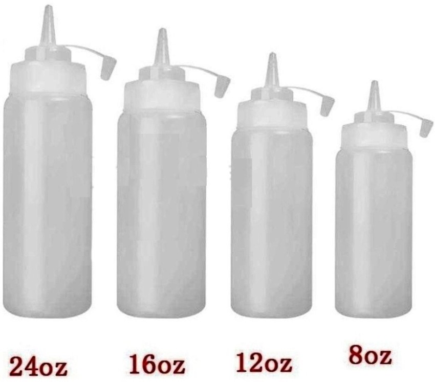 Squeeze Bottles - 24 ounce Or 8 ounce - Set of 6
