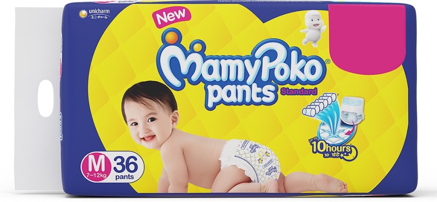 Buy MamyPoko Pants Extra Absorb Baby Diapers Medium M 87 Count 712 kg  Online at Low Prices in India  Amazonin