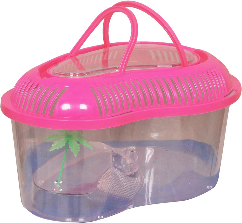 Aquapetzworld Turtle House Reptile Carrier with Cover and Handle