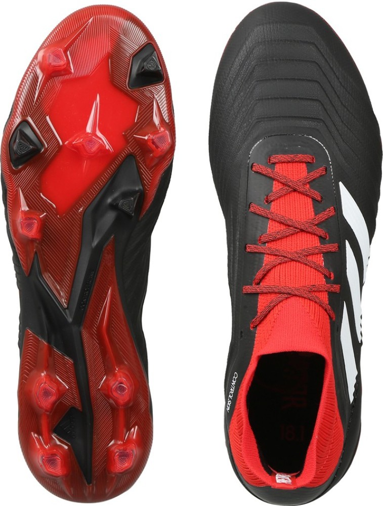 Adidas predator 18.1 on sale black and red