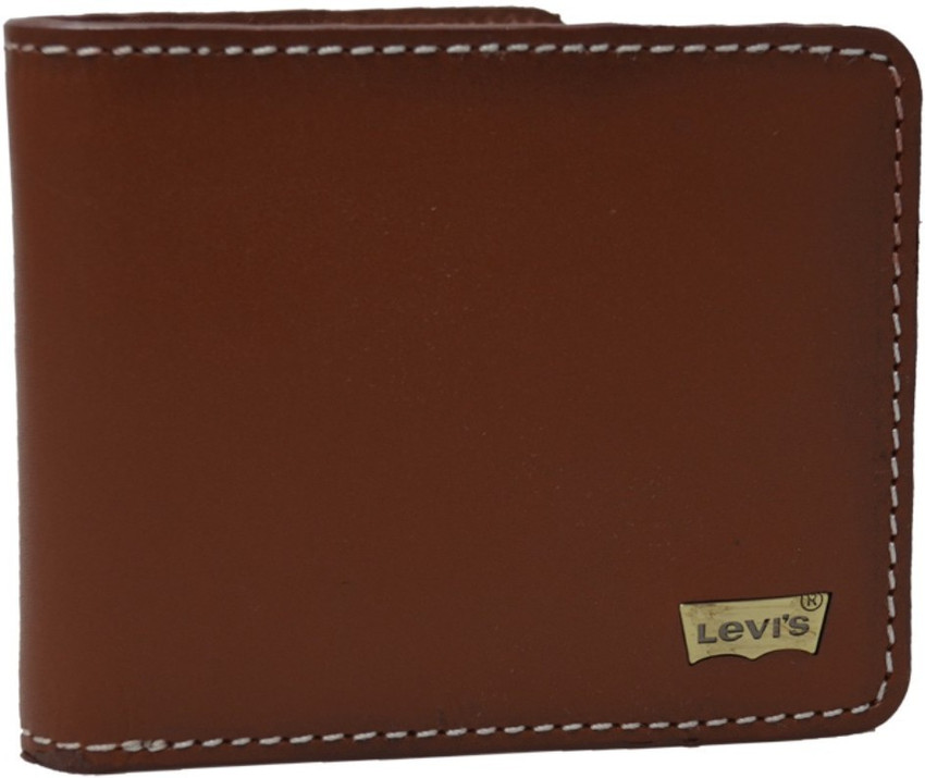 LEVI S Men Casual Tan Genuine Leather Wallet Red Price in India Flipkart