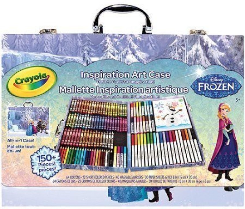 CRAYOLA Inspiration Art Case Art Tools 140 Pieces Crayons Colored Pencils  Washable Markers Paper Portable Storage - Inspiration Art Case Art Tools  140 Pieces Crayons Colored Pencils Washable Markers Paper Portable Storage .
