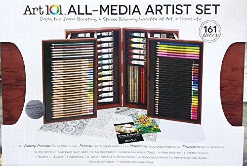 Artist Set Art 101 All Media- 129 Pieces / Artist Set/ Premium Core Pencils  16