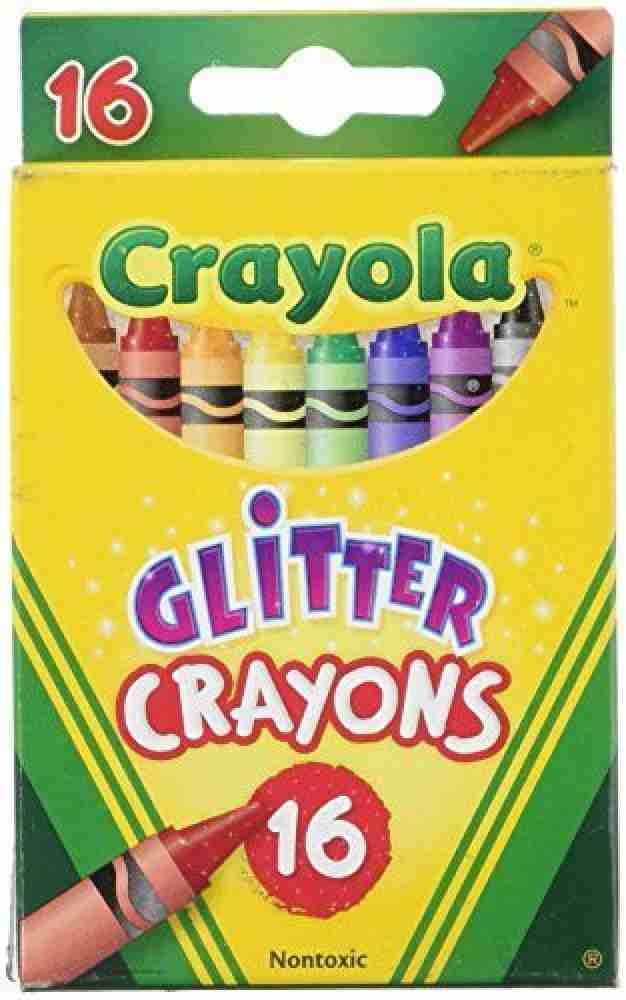 Crayola Glitter Crayons, Set of 24, Assorted Glitter