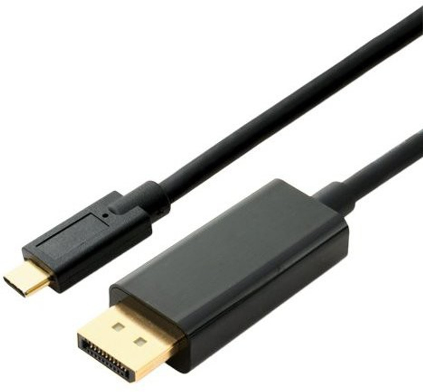 microware USB Type C Cable 2 A 1.8 m USB Type C Thunderbolt 3 to DisplayPort 4K 60Hz UHD 6 Feet Cable USB 3. 1 USB C to DP Display Port Adapter