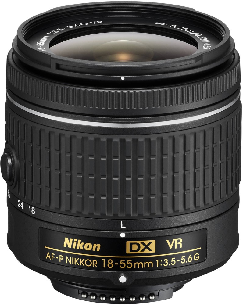 NIKON AF-P 18-55 mm F/3.5-5.6G VR e Telephoto Zoom Lens