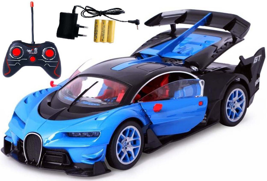 Wishkart Bugatti Remote Control Rechargeable Car With Opening