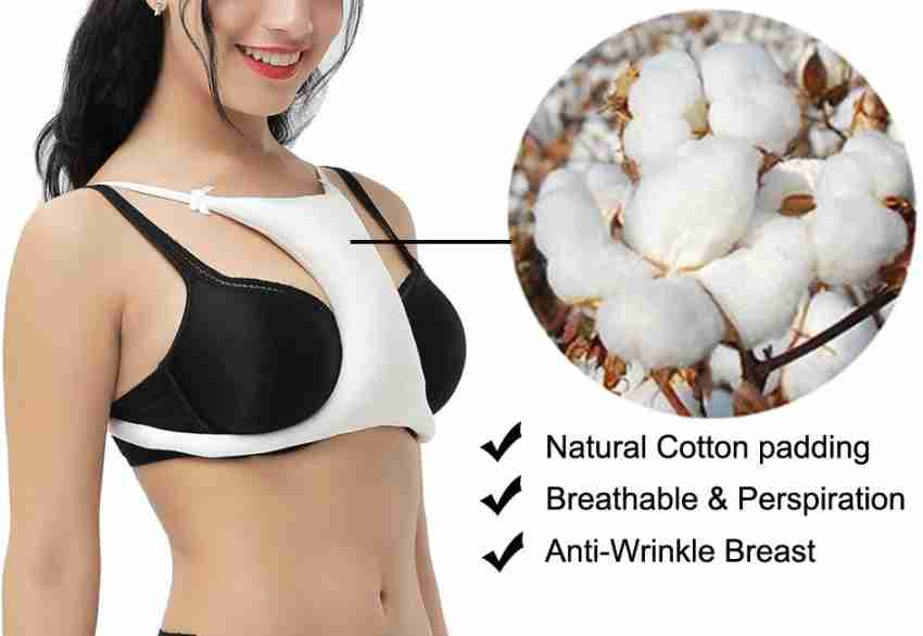 Pillow to support breast pad for bra to prevent wrinkles in the chest