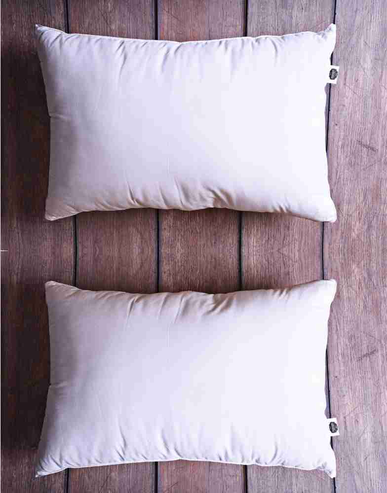 Portico New York Polyester Fibre Solid Bed Sleeping Pillow Pack of