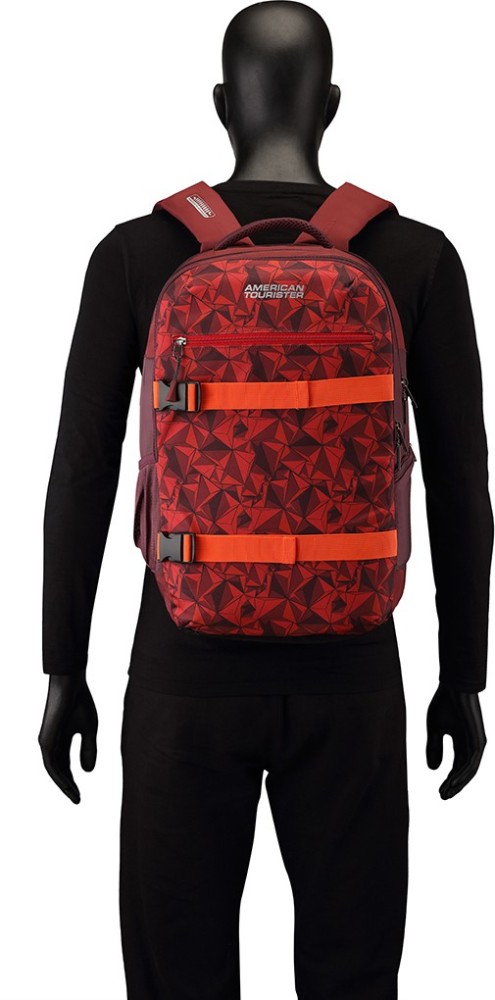 AMERICAN TOURISTER X lete Lap Bag 01 30.5 L Laptop Backpack Red Price in India Flipkart