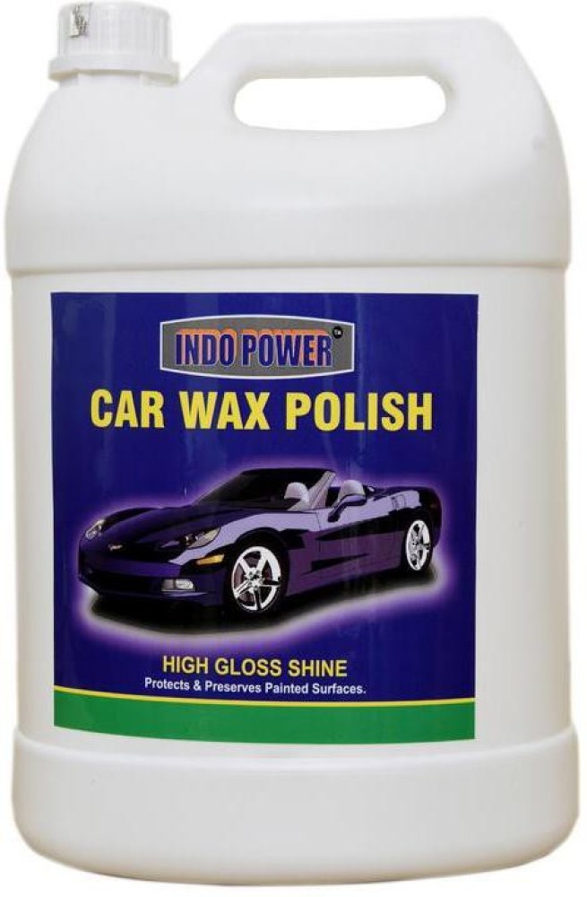 INDOPOWER CAR WAX POLISH 5kg. 5000 ml Wheel Tire Cleaner Price in