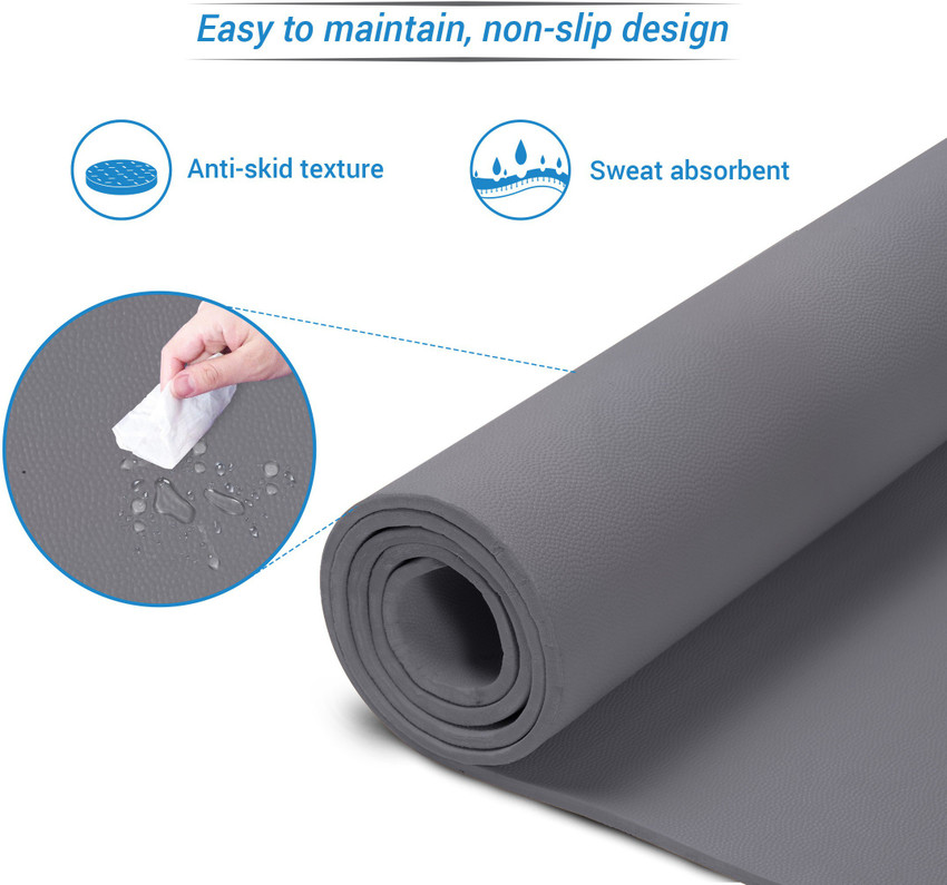 Adrenex by Flipkart 8mm Anti Skid Yoga Gym Exercise Mat with Strap