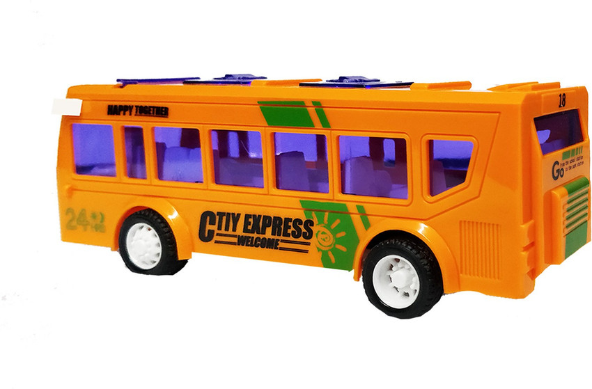 Orange bus hot sale toy