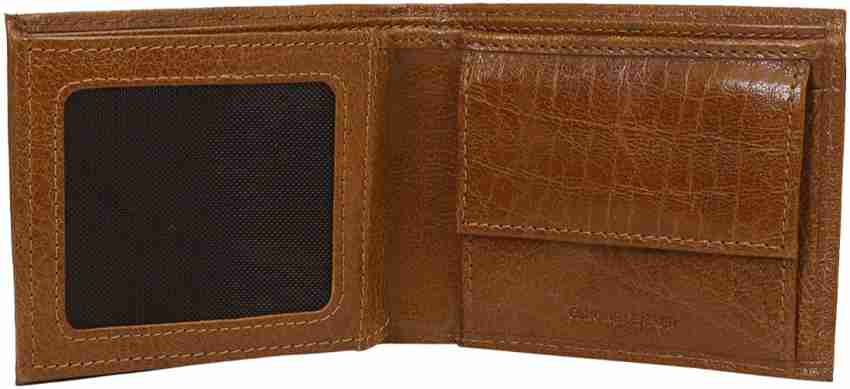 Fastrack Men Formal Brown Genuine Leather Wallet Brown Price in India Flipkart