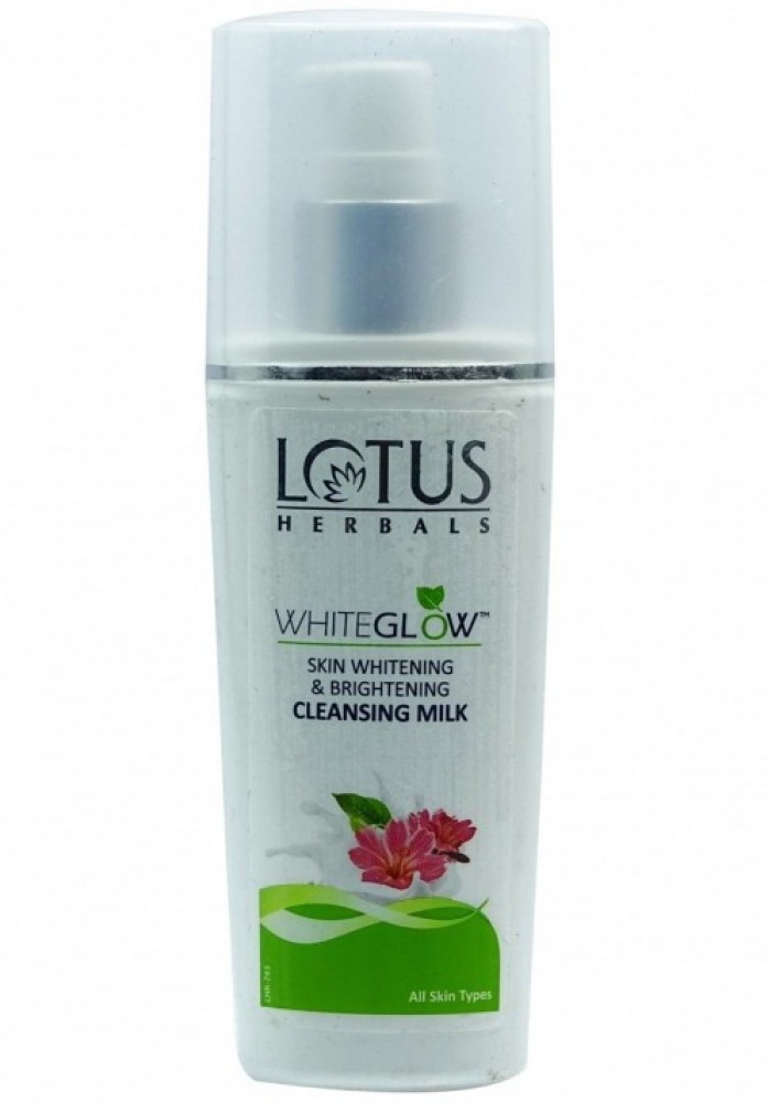 LOTUS HERBALS White Glow Skin Whitening Brightening Cleansing Milk