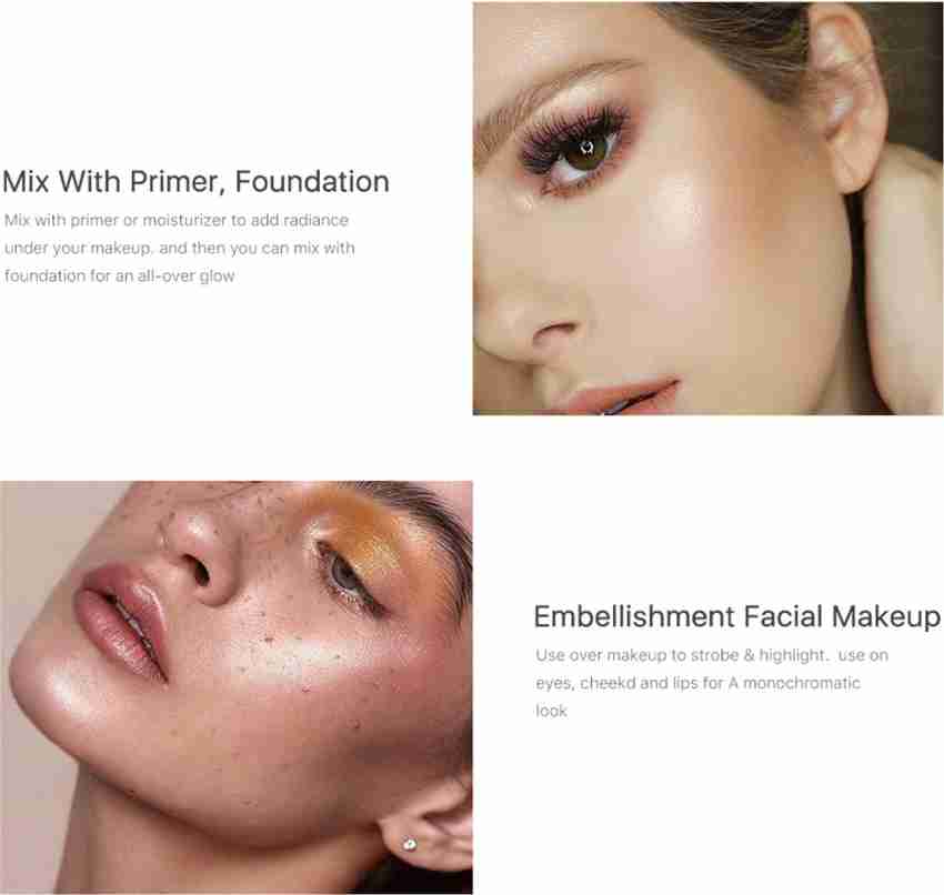 Liquid Highlighter Makeup - Face Highlighter, Liquid Contour, Liquid Bronzer for Face, Highlighters Makeup - Glow Makeup for Face, Beauty