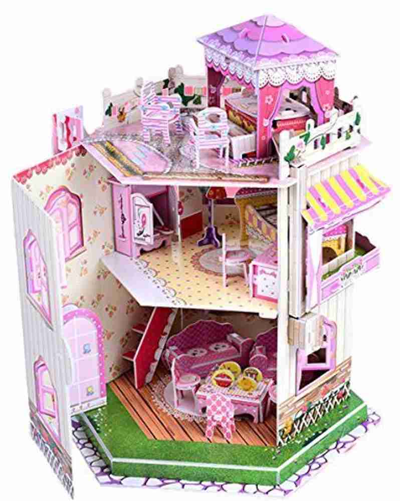 Generic Sourcingbay 3D Puzzle Romantic Dollhouse Gifts for Girls 8 Years Old and Under Educational Toys Craft for Kids 101 Pieces Sourcingbay 3D Puzzle Romantic Dollhouse Gifts for Girls