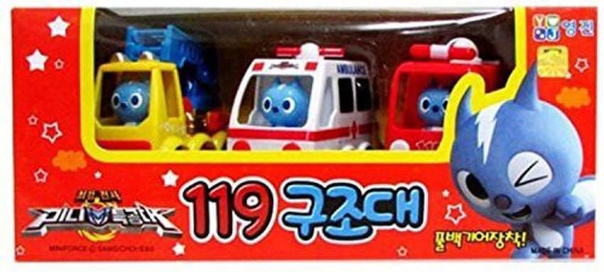 Generic Miniforce Volt Bolt 119 Rescue Team Pullback Car Toy