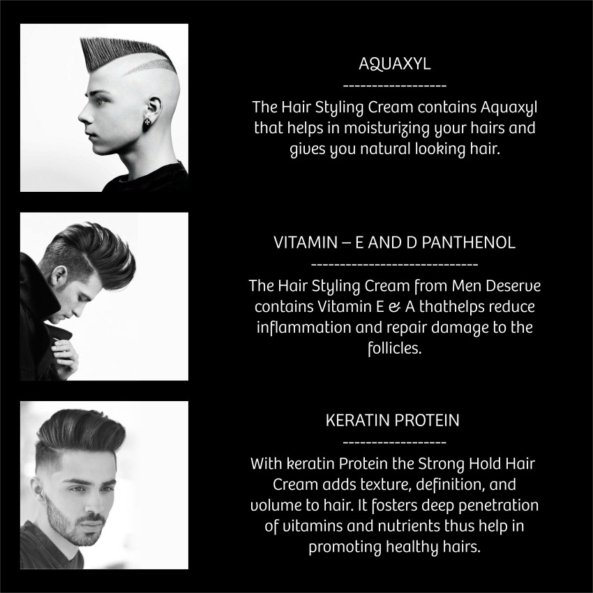 Buy MEN DESERVE Combo of Beard and Hair Growth Booster Oil and Hair Styling  Cream Medium Hold with Anti Dandruff Online at desertcartINDIA