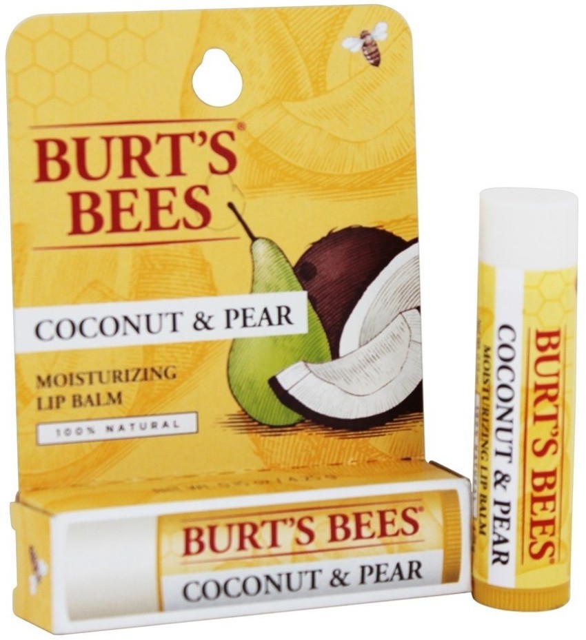 Burt's Bees 100% Natural Moisturizing Sheer Lip Balm with Shea Butter, 1  Count