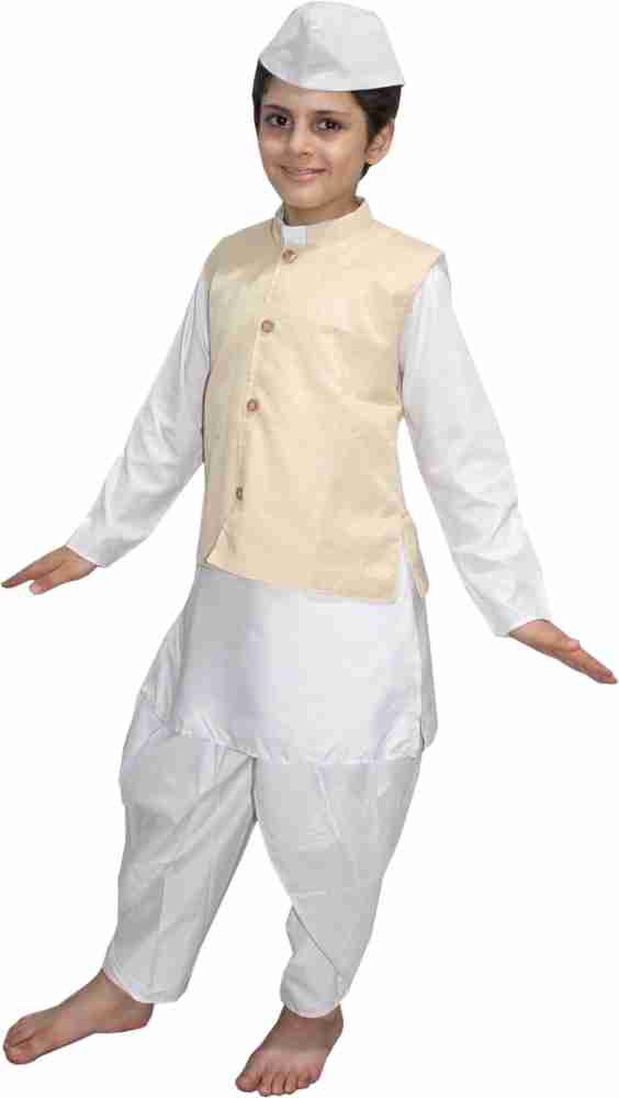 KAKU FANCY DRESSES National Hero/ Freedom Figter Lal Bahadur Shastri Costume  -White, 5-6 Years, For Boys Kids Costume Wear Price in India - Buy KAKU  FANCY DRESSES National Hero/ Freedom Figter Lal