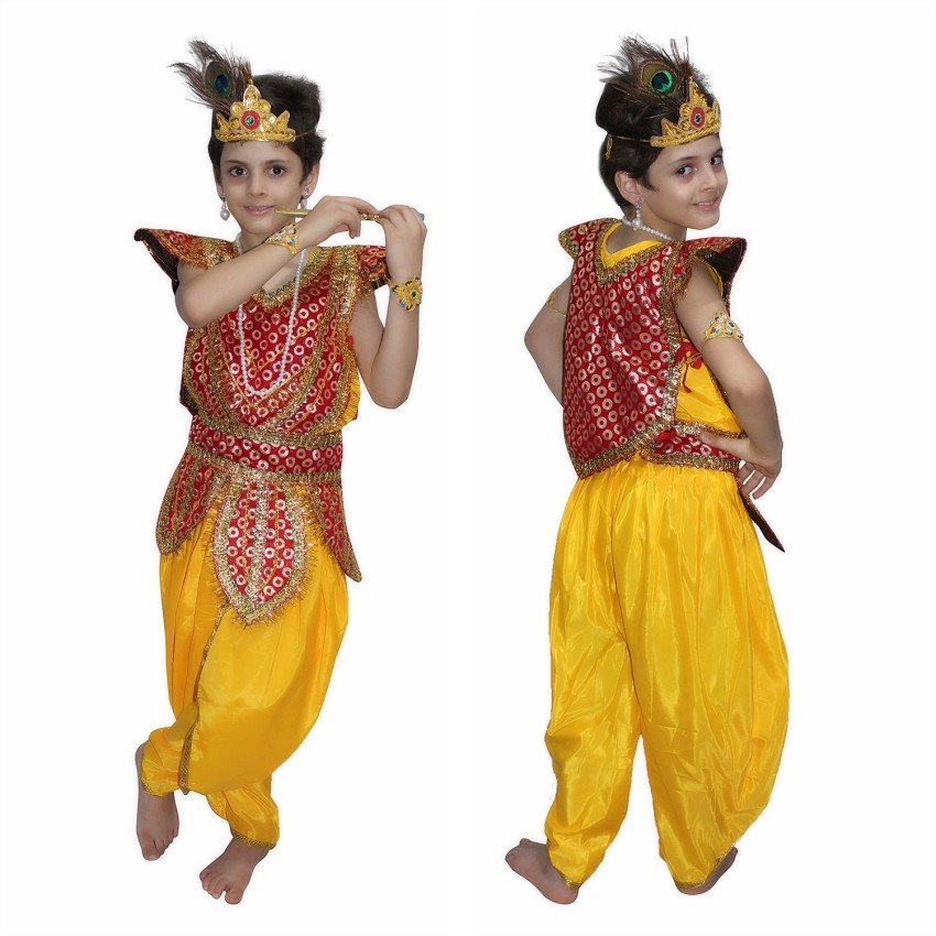 Krishna dress for 2024 8 year old boy