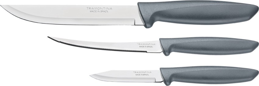  Set of Knives 6 Pieces Tramontina Plenus Black : Home & Kitchen