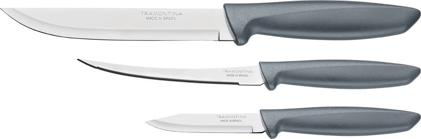 Tramontina 80020-505 Stainless Steel Kitchen Knife Set 3 Piece, 3 - Foods  Co.