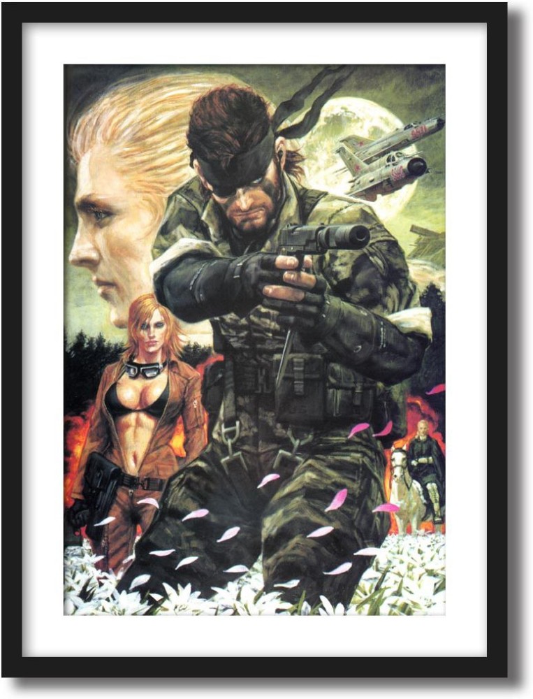 Solid Snake From Metal Gear Solid Art Print , Solid Snake 