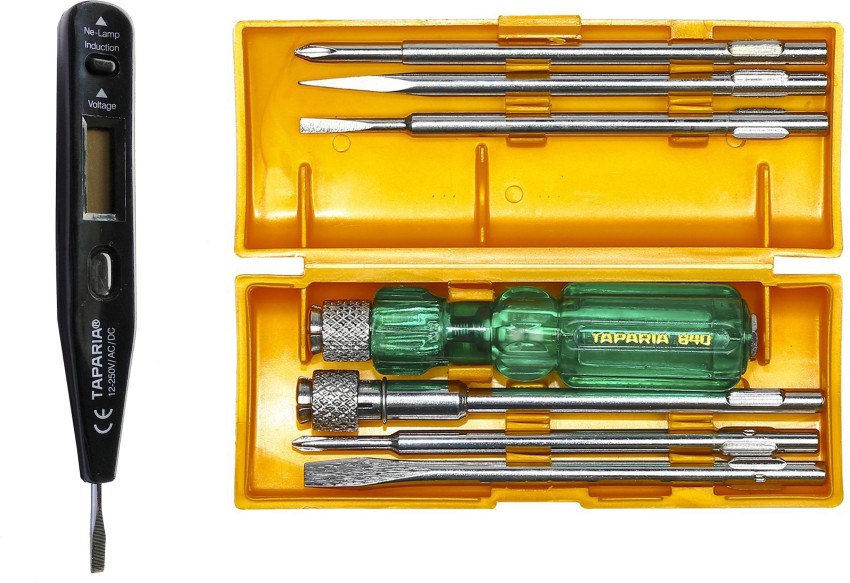 Taparia tool kit with drill online machine