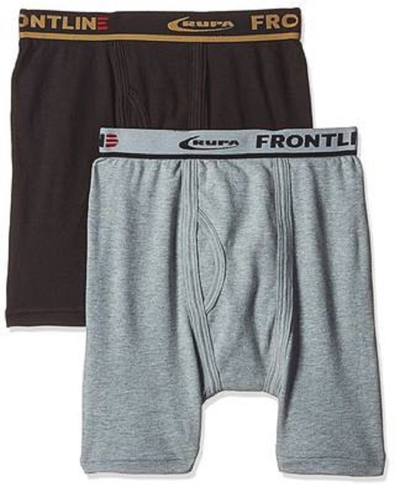 Buy Rupa Frontline Men's Cotton Assorted Plain/Solid Briefs (#FL