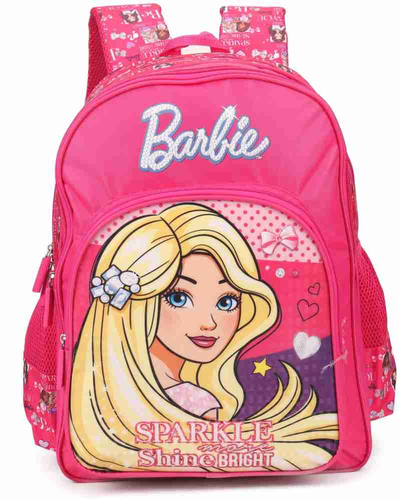 Barbie Future Is Bright School Bag Pink & Black 14 Inches Online in India,  Buy at Best Price from  - 12936102