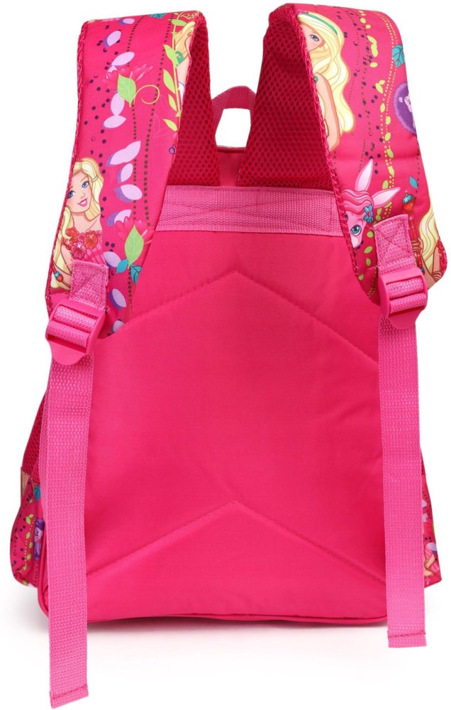 Decent Barbie School Bag With 1 Barbie Lunch Bag Waterproof School Bag  (Pink, 35 L)