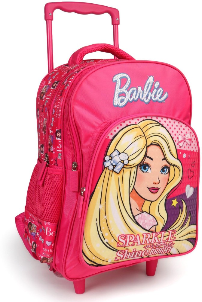 Flipkart BARBIE Sparkle and Shine Pink 16 inch School Bag