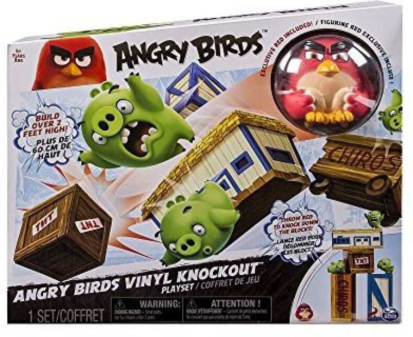 Angry birds vinyl knockout hot sale playset