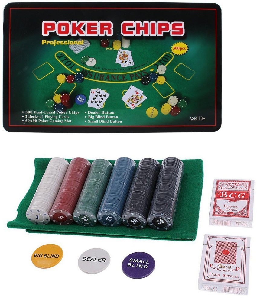 Matte Ebony Poker Set - 300 Chips