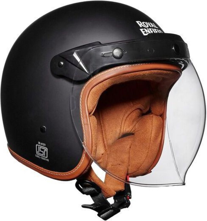 ROYAL ENFIELD Lthr Trim Motorbike Helmet Buy ROYAL ENFIELD Lthr