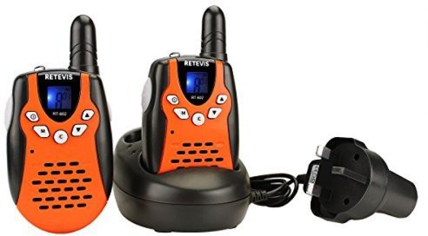 Retevis Rt602 Kids Walkie Talkie Rechargeable Two Way Radio For Children  With Flashlight And Charger (Orange) - Rt602 Kids Walkie Talkie Rechargeable  Two Way Radio For Children With Flashlight And Charger (Orange) .